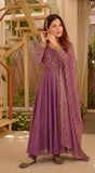 Latest Designer Heavy Cosmos Silk Anarkali Suit In New Fancy Style