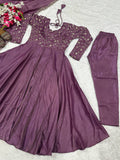 Latest Designer Heavy Cosmos Silk Anarkali Suit In New Fancy Style