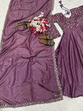 Latest Designer Heavy Cosmos Silk Anarkali Suit In New Fancy Style