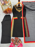 Designer Party Wear Pure Mul Chandheri Top  Palazzo With Dupatta Set