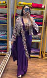 New Super Trending Embroidery Cording Work Ready To Wear Saree With Full Koti