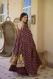 Designer Anarkali Suit With Heavy Faux Georgette and Multi Coloured Embroidery Work