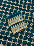 Fendy Silk with Real Mirror Work With Lace Border Beautiful Saree