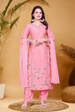 NEW TRADITIONAL 3 PIECE LONG KURTI WITH BOTTOM AND BEAUTIFUL DUPATTA