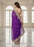 Heavy soft Rangoli silk fabric coding with sequence c pallu work and multi thread arco cut border Saree