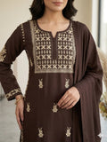 LATEST DESIGNER CHIKANKARI EMBROIDERED WORKED TOP PLAZZO WITH DUPATTA