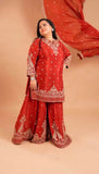 BHARTI SHINGH INSPIRED NEW LAUNCHING HEAVY 3 PIECES SUIT PAIR WITH EMBROIDERY WORK