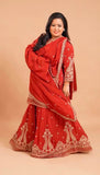 BHARTI SHINGH INSPIRED NEW LAUNCHING HEAVY 3 PIECES SUIT PAIR WITH EMBROIDERY WORK
