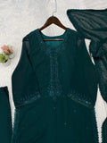 DESIGNER BEAUTIFUL SEQUENCE AND EMBROIDERY WOR TOP PANT WITH DUPATTA