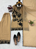Faux georgette with Soft Micro Cotton Lining & Thread with sequence with cutwork border Salwar Kameez
