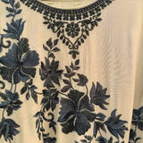 Faux georgette with Soft Micro Cotton Lining & Thread with sequence with cutwork border Salwar Kameez