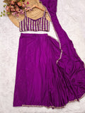 Party Wear Premium Crape Silk Designer Ready To Wear Saree
