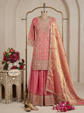 Pure Fendy Silk With Embroidery 5mm Sequence work salwar kameez