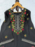 Rayon with Soft Micro Cotton Lining & Intricate heavy thread work Co-Ord Set