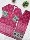 Heavy Rayon cotton with digital print Beautiful Co-Ord Set