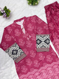 Heavy Rayon cotton with digital print Beautiful Co-Ord Set