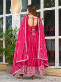 American Silk with Thread with Sequence work Beautiful Salwar Kameez