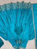 American Silk with Thread with Sequence work Beautiful Salwar Kameez