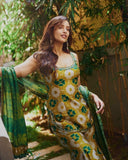 NEW TRENDING 3 PIECE FANCY TOP WITH PLAZZO AND BEAUTIFUL DUPATTA
