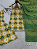 NEW TRENDING 3 PIECE FANCY TOP WITH PLAZZO AND BEAUTIFUL DUPATTA