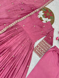 NEW READY TO WEAR SPACIAL FANCY DESIGN EMBROIDERY AND SEQUENCE WORK ANARKALI GOWN-BOTTOM WITH DUPATTA
