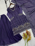 FENDY WITH BEADS WITH SEQUENCE EMBROIDERY & CUT WORK SALWAR KAMEEZ