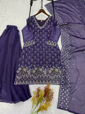 FENDY WITH BEADS WITH SEQUENCE EMBROIDERY & CUT WORK SALWAR KAMEEZ