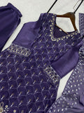 FENDY WITH BEADS WITH SEQUENCE EMBROIDERY & CUT WORK SALWAR KAMEEZ