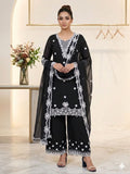 BEAUTIFUL SEQUENCE EMBROIDERED TOP PLAZZO WITH DUPATTA