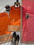 Chinon with Soft Micro Inner & thread With Intricate Sequence work Salwar Kameez