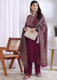 Reyon Slub with Printed Neck Patch Beautiful Salwar Kameez