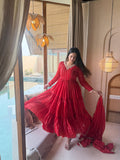 New Designer Heavy Brocade fabric Anarkali Suit In New Fancy Style