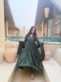 New Designer Heavy Brocade fabric Anarkali Suit In New Fancy Style
