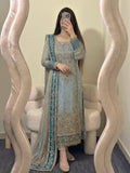 Fully Stitched & Ready to Wear Fox Georgette with Heavy Embroidery Sequence Work Salwar Kameez