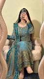 Fully Stitched & Ready to Wear Fox Georgette with Heavy Embroidery Sequence Work Salwar Kameez