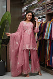 Fully Stitched & Ready to Wear Pure Heavy Natural Satin Salwar Kameez