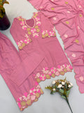 Fully Stitched & Ready to Wear Pure Heavy Natural Satin Salwar Kameez