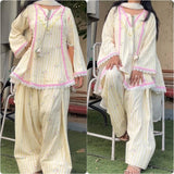 Heavy Pure Natural Crep Fully Fancy Sleeves Salwar Kameez