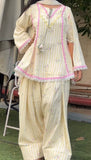 Heavy Pure Natural Crep Fully Fancy Sleeves Salwar Kameez