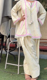 Heavy Pure Natural Crep Fully Fancy Sleeves Salwar Kameez