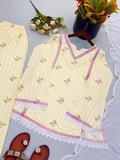 Heavy Pure Natural Crep Fully Fancy Sleeves Salwar Kameez