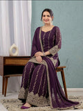 Heavy Crunchy Silk Material With 3mm Sequence Embroidery Work Salwar Kameez