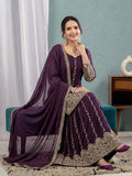 Heavy Crunchy Silk Material With 3mm Sequence Embroidery Work Salwar Kameez