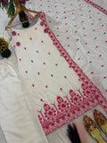 Maska Cotton Silk Fancy Border With Multi Needle Sequence & Embroidery Work Salwar Kameez