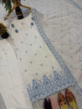 Maska Cotton Silk Fancy Border With Multi Needle Sequence & Embroidery Work Salwar Kameez