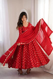 Heavy Chinon Silk With 3mm Sequence and Zari Embroidery Work Salwar Kameez
