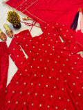 Heavy Chinon Silk With 3mm Sequence and Zari Embroidery Work Salwar Kameez