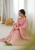 Anarkali Gown With Crunchy Silk With Fully Flair Salwar Kameez