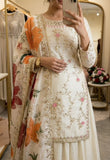 New Designer Party Wear Look Heavy Cinon Silk Top Sarara & Dupatta Set
