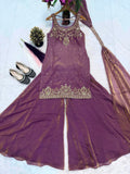 Pure Frendy Silk With Unstitched Sleeve Fabric Beautiful Salwar Kameez